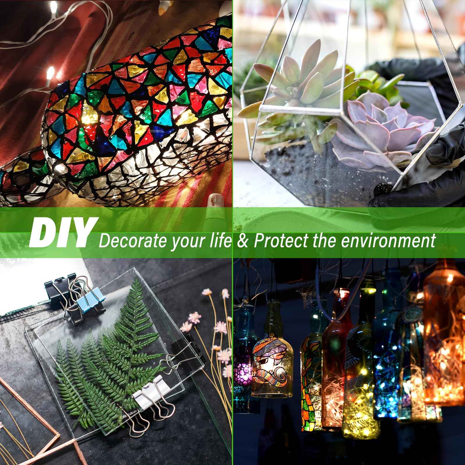 5 PCS 4-1/2 Inch Glass Cutting Disc for Angle Grinder, Diamond Saw Blades Grinding & Cutting Discs for Ceramic, Crystal, Marble, Jade, Tile, Wine Bottle, 7/8" Arbor