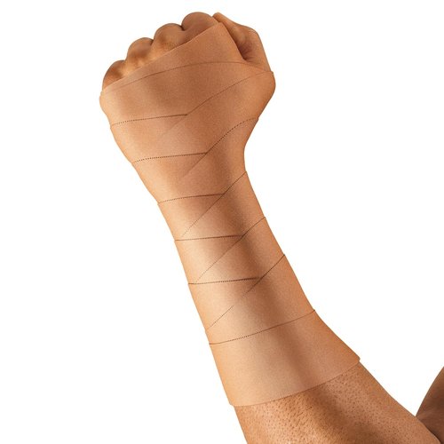 Leukotape P Rigid Medical Tape - Non-Elastic Sports Tape for Joint Support & Injury Prevention - 1.5 in x 15 yds, Beige