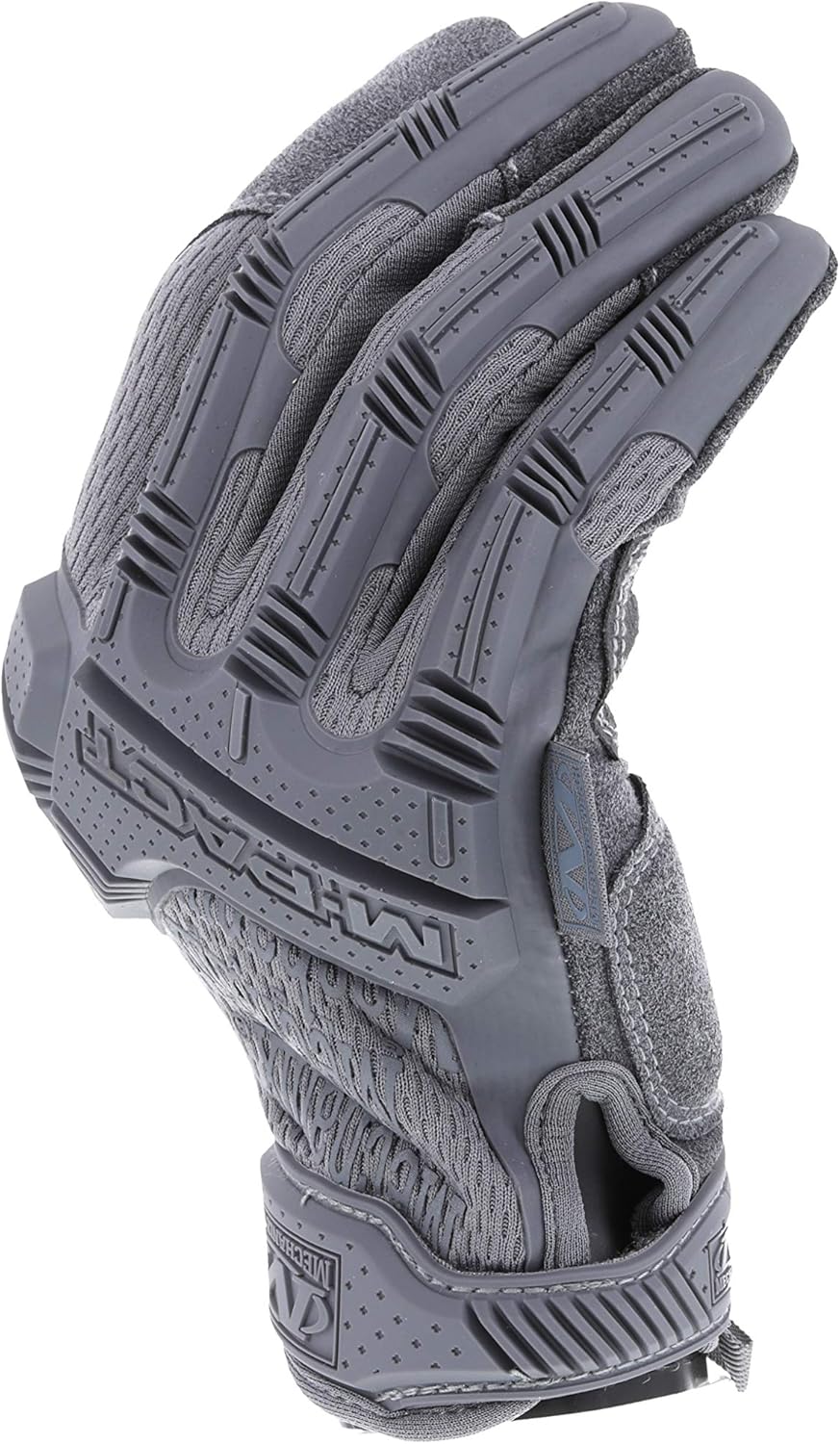 Mechanix Wear M-Pact Tactical Gloves - Touchscreen Safety Gloves with Impact Protection | Grey, X-Large
