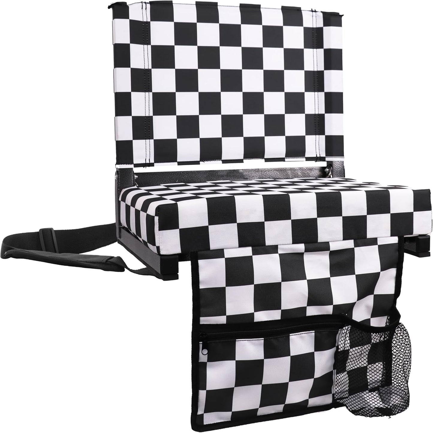 Sport Beats Stadium Seats - Padded Bleacher Chairs with Back Support | 17" W x 12" D x 16.5" H