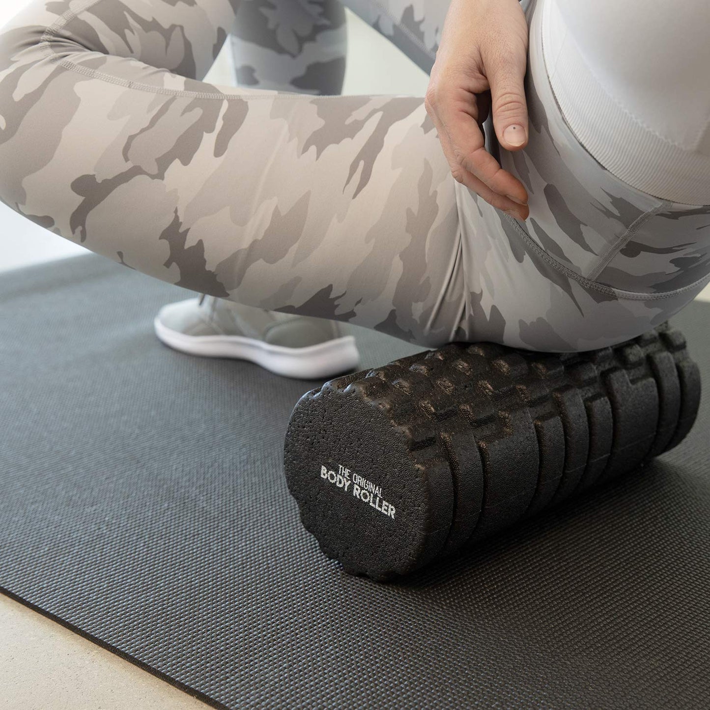 The Original Body Roller - High Density Foam Roller Massager for Deep Tissue Massage of The Back and Leg Muscles - Self Myofascial Release of Painful Trigger Point Muscle Adhesions - 13" Grape