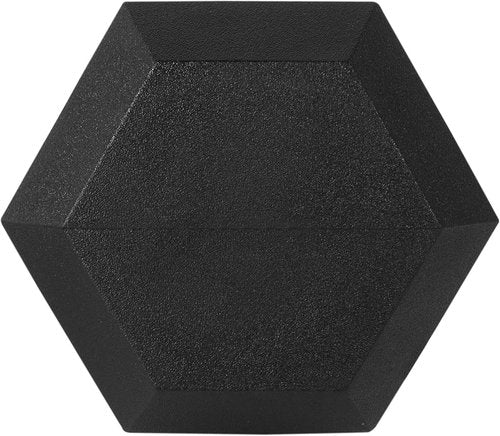 Fitvids 35LB Premium Rubber Encased Hex Dumbbells - Durable Weight Training Equipment