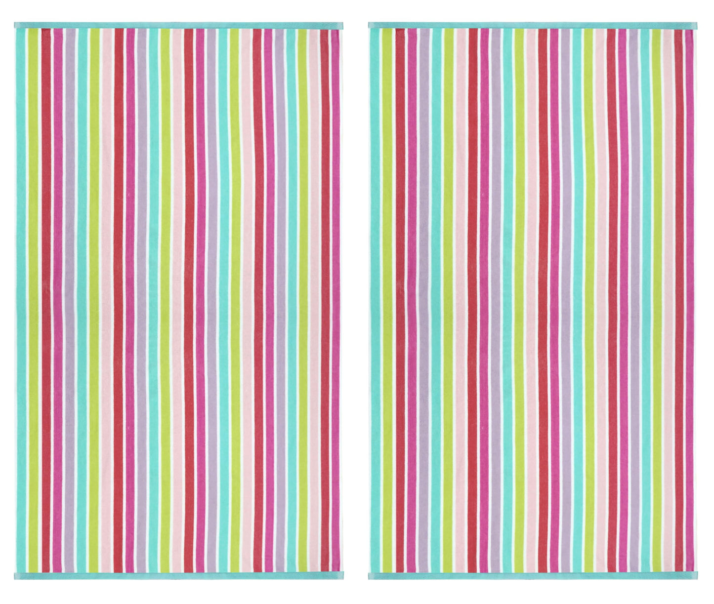 COTTON CRAFT Hooded Beach Towel – Oversized 39 x 68 Towel with Hood for Adults - 100% Cotton Velour Dobby Terry 450 GSM Pool Bath Wrap - Soft Absorbent Quick Dry – Pink Multi