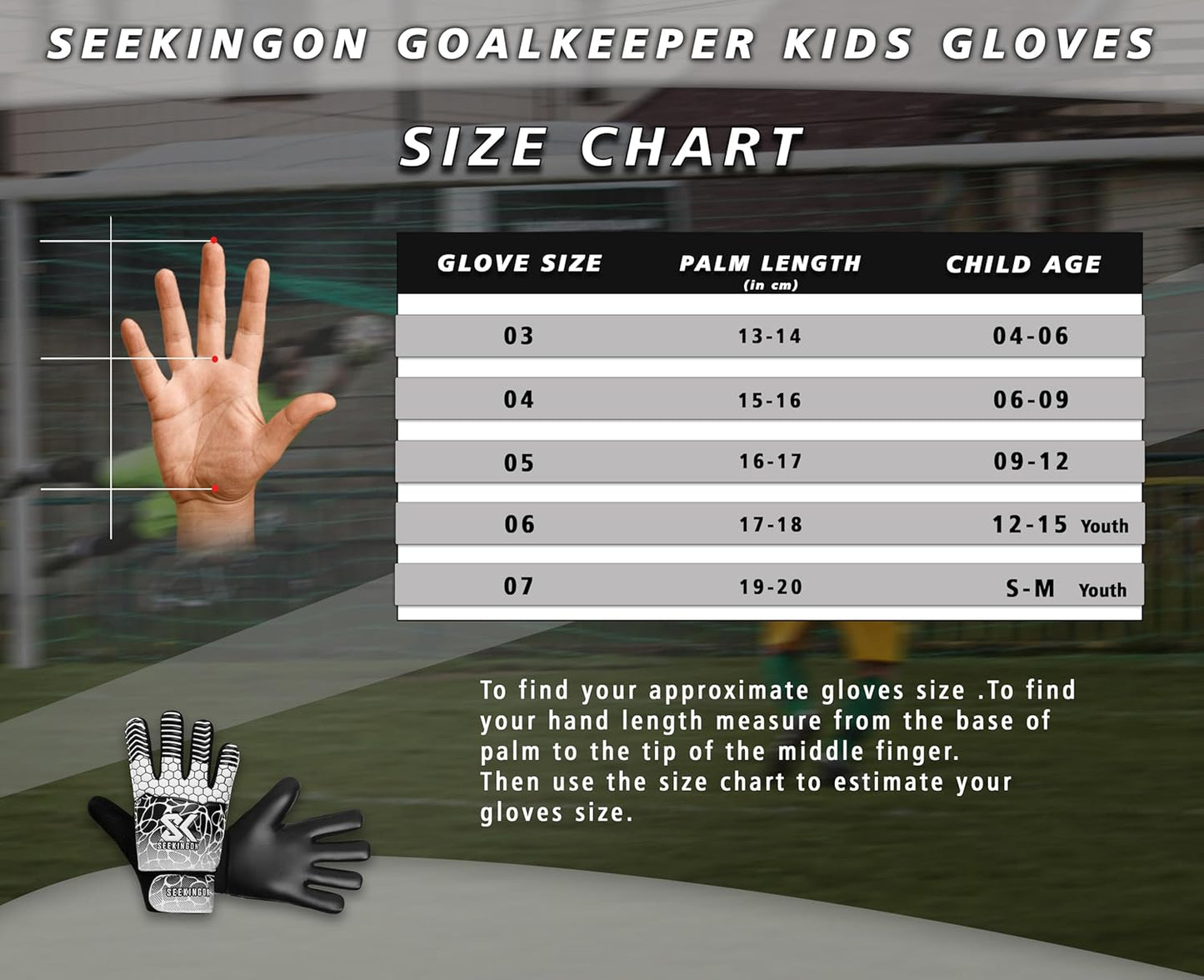 Regine Switzerland Soccer Goalie Gloves - Youth Football Goalkeeper Gloves with Double Wrist Protection & 4mm Super Grip Palm