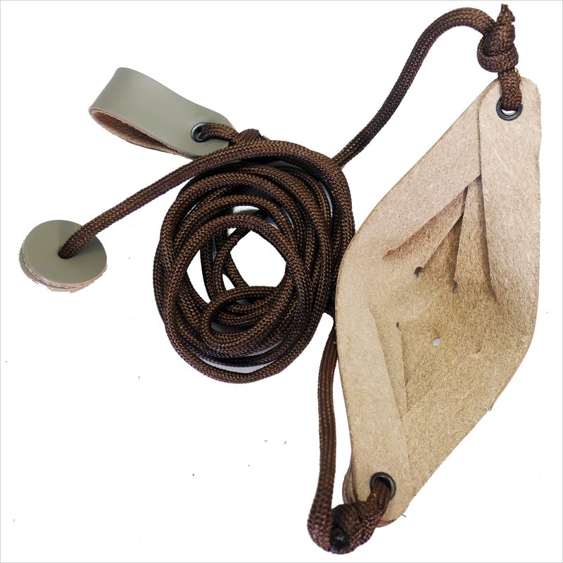 Plus Old-Fashioned Slingshot Rock Sling Tennis Ball Thrower Shepherds Sling (1pack)