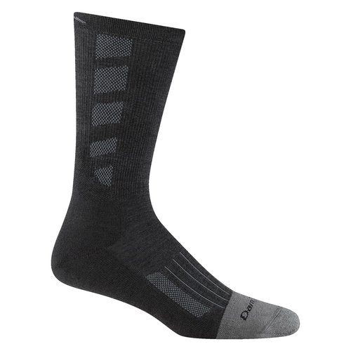 Darn Tough Vermont Stanley K Boot Socks for Men, Gravel, Medium - Work Boot Socks, Lightweight with Cushion Men's