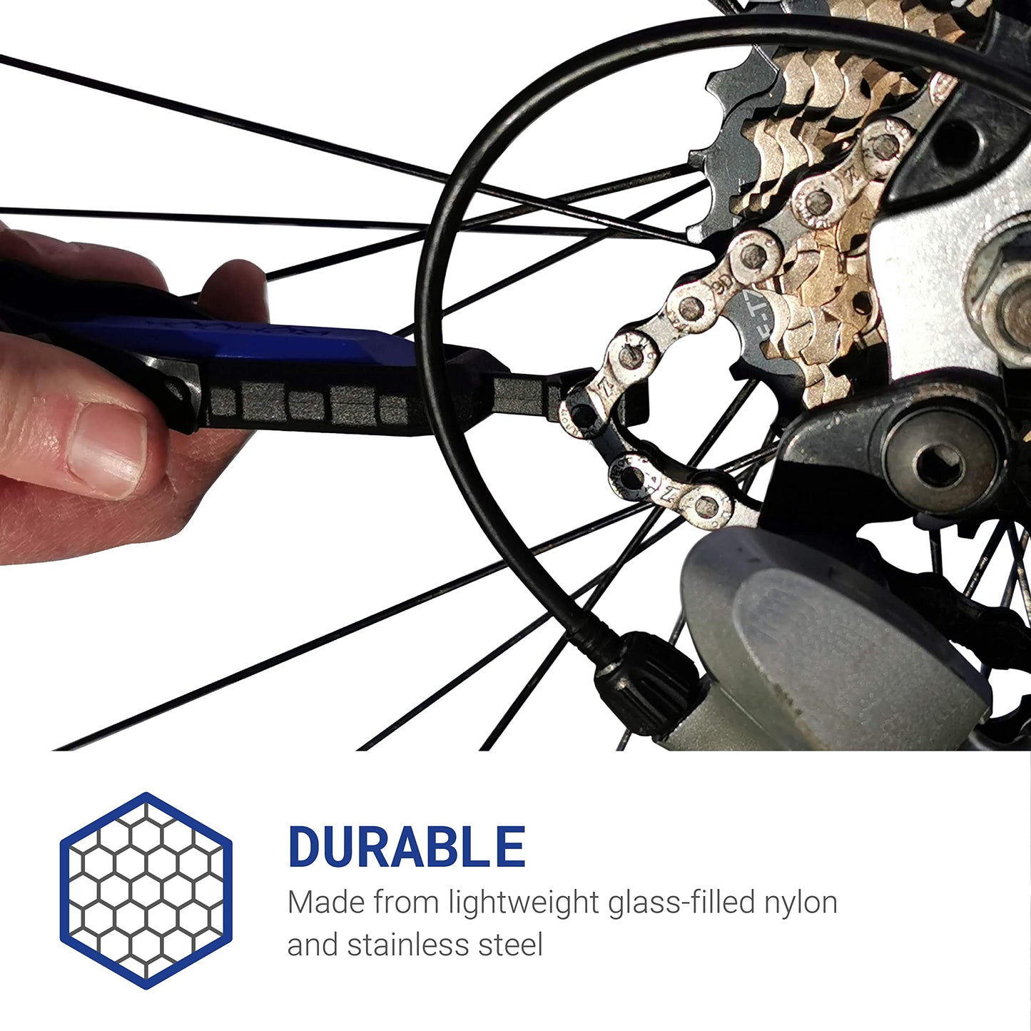 Rehook PLUS - Lightweight Bike Multi Tool for Cyclists. Includes Tyre Levers, Spoke Keys, Chain Tool, Wrench, Hex, Screwdriver