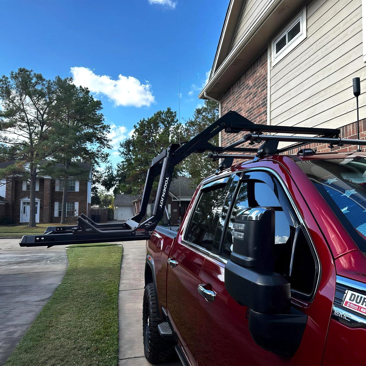 TOOENJOY Kayak Lift Assist Roof Rack - Heavy-Duty 100 LBS Capacity Canoe Loader for Easy Rooftop Loading