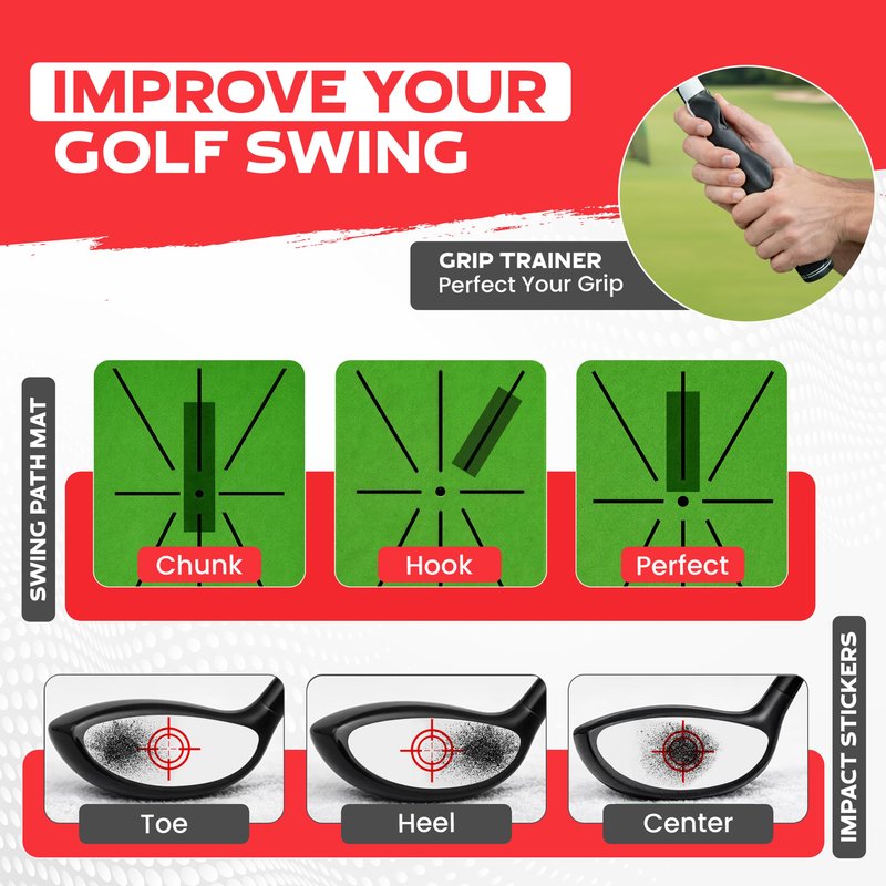 UMDIDLE 10x7ft Heavy Duty Golf Hitting Net with Swing Path Mat & Turf Insert – Backyard & Garage Golf Practice Net for Real Golf Balls, Indoor Outdoor Full Swing & Chipping