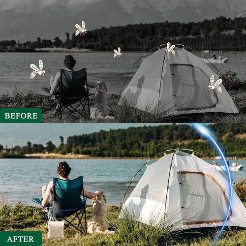Furiseng Natural Mosquito Repellent - Long-Lasting 60-Day Protection | DEET-Free, Family Safe, 8 Pack