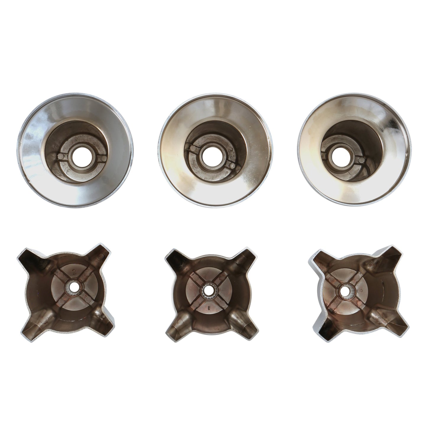 DANCO Bathtub and Shower 3-Handle Remodel/Rebuild Trim Kit for Central Brass Faucets | Knob Handle | 10L-11H, 10L-11C, 10L-13D | Chrome (39616)