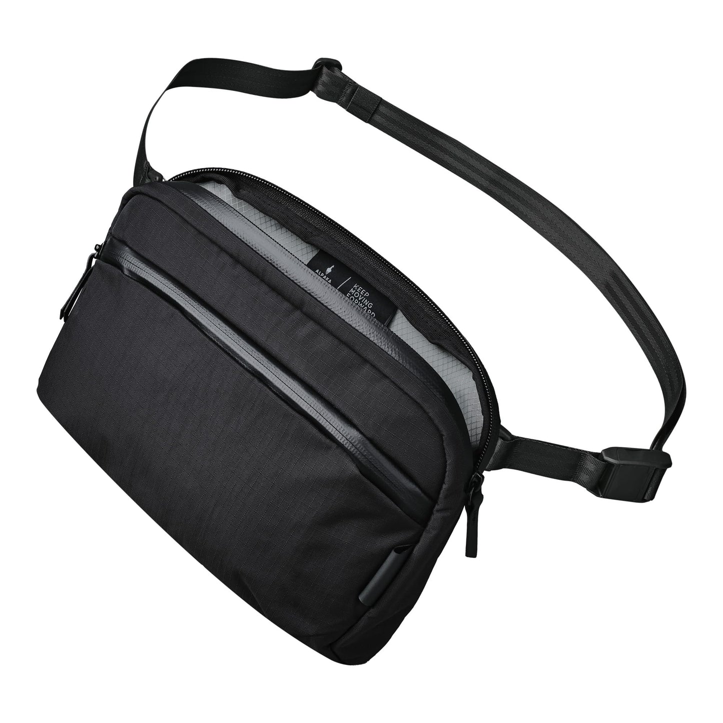 ALPAKA Flight Sling 2L- Crossbody Sling Bag For Men Travel Lightweight,Portable, Packable, with Quick Release Shoulder Strap