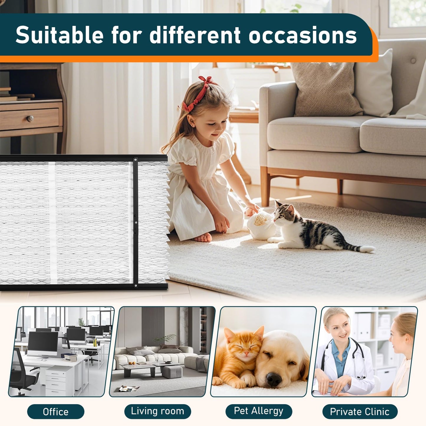 413 Replacement Filter Compatible with AprilAire Whole House Air Purifiers MERV 13,1410,1610,2410,2416,3410 4400, 16x25x4 Furnace Filter (Pack of 2)