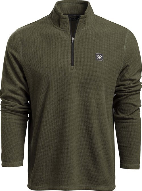 Vortex Optics Yosemite Falls Microgrid Fleece Pullovers (Large, Duffel Bag)