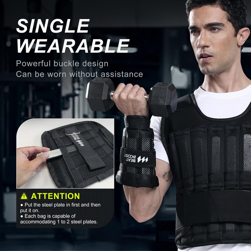 Ankle Wrist Weights 30lb Adjustable BeatBoost Leg Arm Weights for Men Walking Pilates Exercise Workout Gym Aerobics