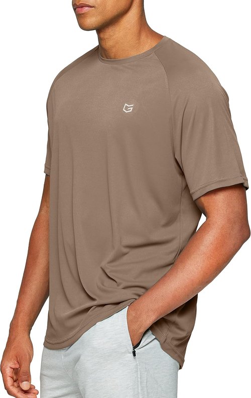 G Gradual Men's Quick-Dry Workout T-Shirts - Lightweight Cooling Gym Tee for Running & Hiking
