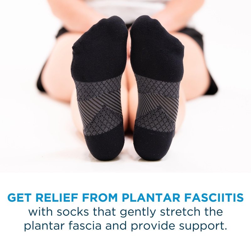 OrthoSleeve Orthotic Plantar Fasciitis Socks helps prevent plantar fasciitis relieves heel and arch pain