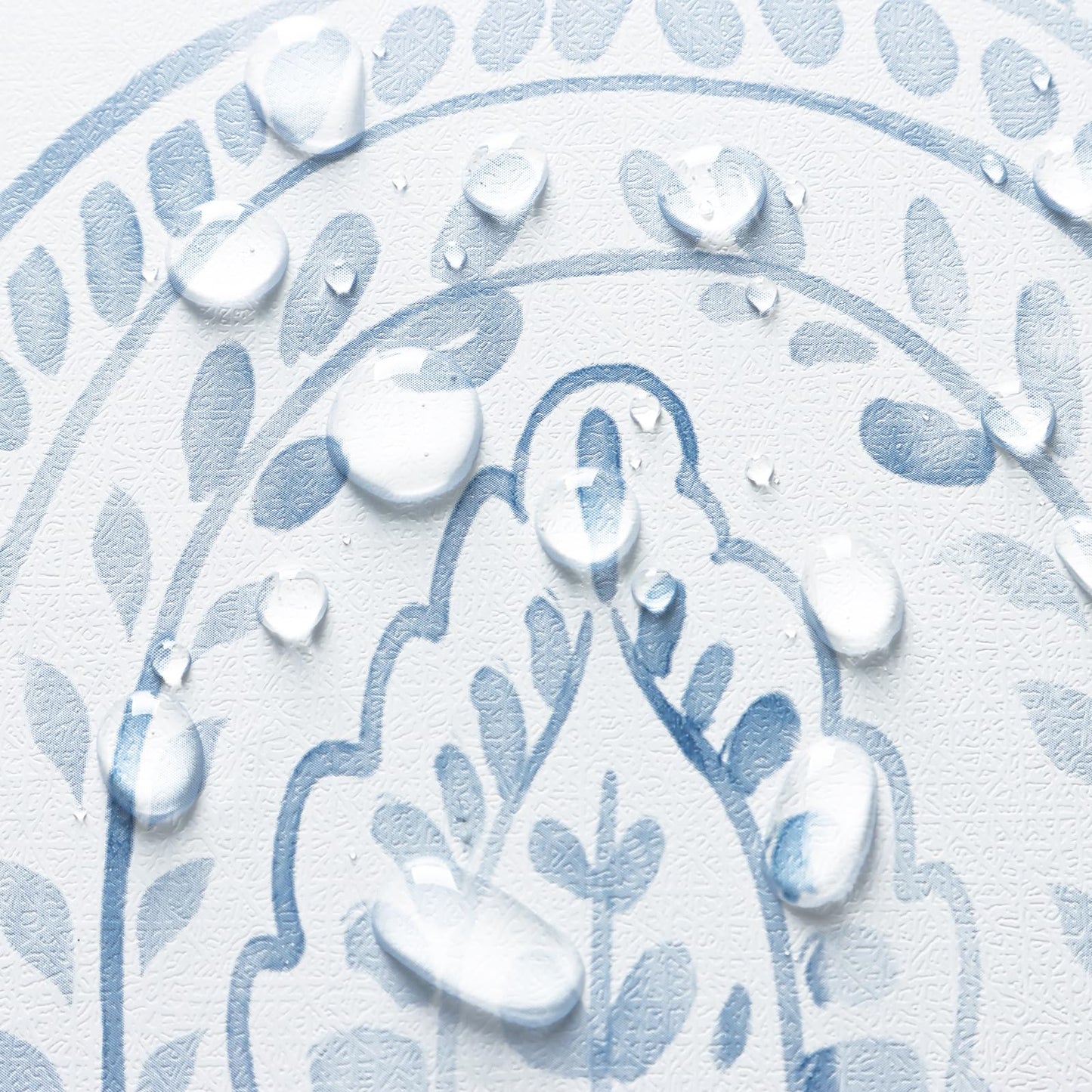 Micpolo Peel and Stick Wallpaper Modern Wall Paper Boho Contact Paper Removable Wallpaper Peel and Stick Blue and White Self-Adhesive for Bathroom Bedroom Kitchen Wall Decor 17.3" x 118"