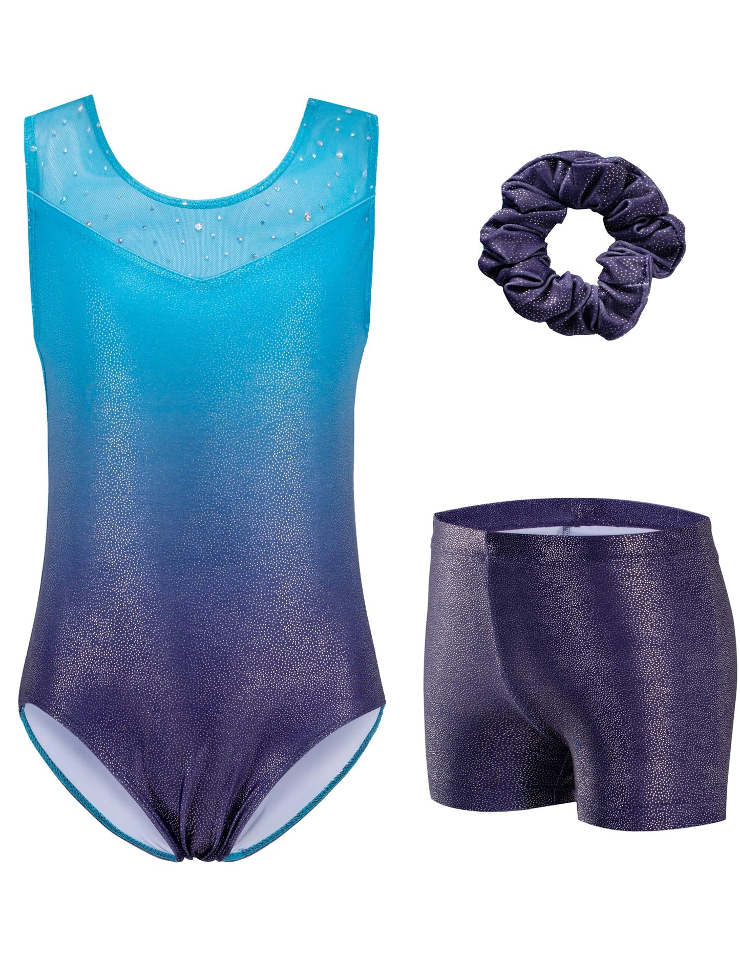 Zaclotre Gymnastics Leotards for Girls Sparkly Unitard Biketards