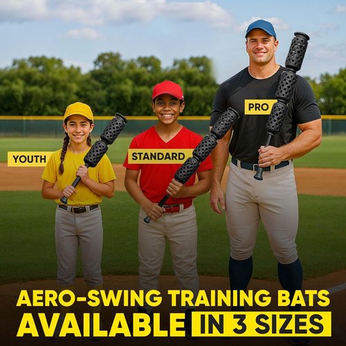 Aero Swing Baseball & Softball Trainer - Boost Bat Speed Up to 20+ MPH | Perfect Gift for Athletes