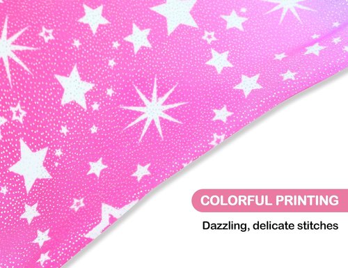 Domusgo Gymnastics Leotards - Sparkly One-Piece Tumbling Outfit for Girls | Comfortable Fit