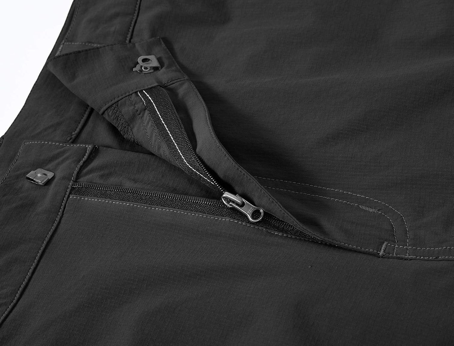 BASUDAM Men's Cargo Hiking Shorts - Quick Dry, Lightweight Design with 6 Pockets for Travel & Camping