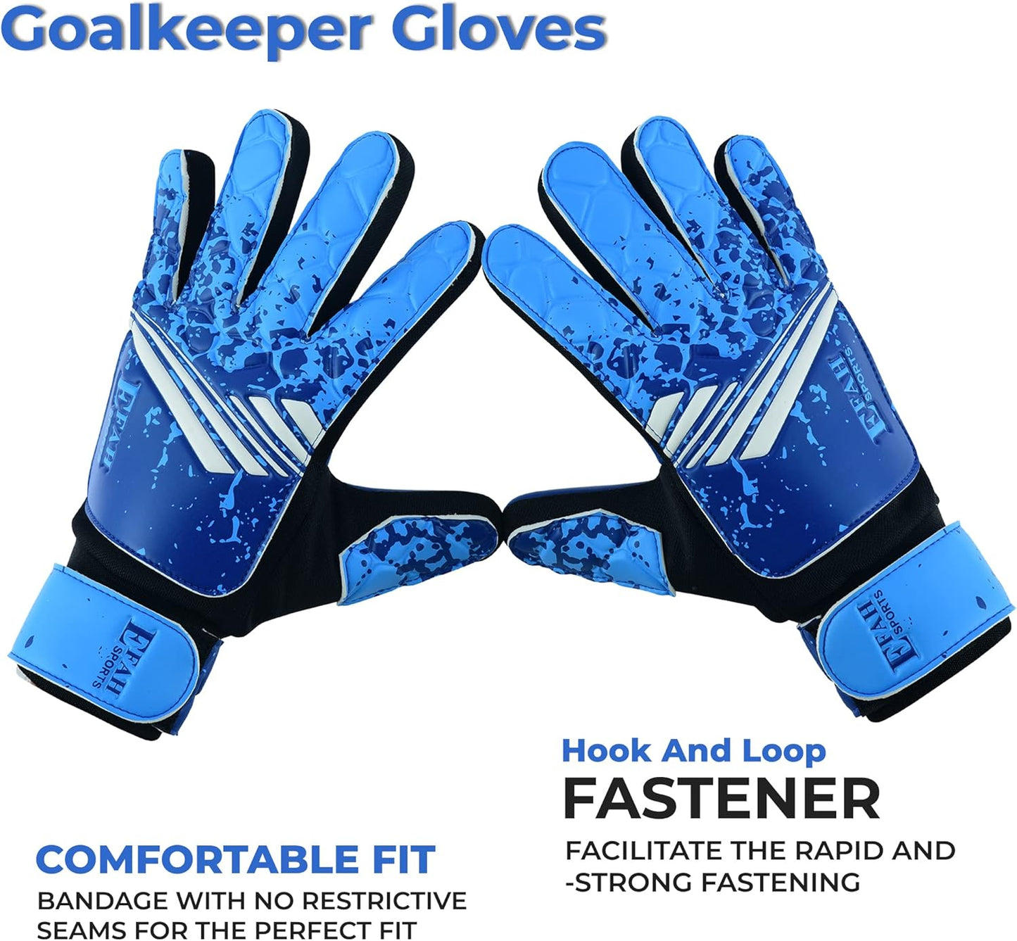 Regine Switzerland Soccer Goalkeeper Gloves - Youth Football Goalie Gloves with Strong Grip