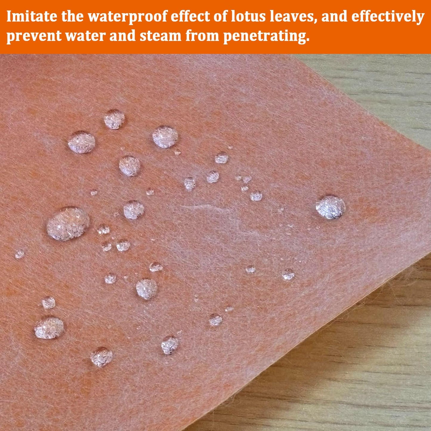 Seamaka Waterproof Membrane Shower Membrane, 5Inch X 100Ft 20Mils Thickness Waterproof Membrane for Shower for Tile Flooring PE Fabric Sauna Bathroom Walls Tile Underlayment O-097