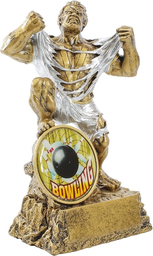 Decade Awards Monster Trophy - 6.75" Victory Award with Customizable Front Insert | Engraving Available