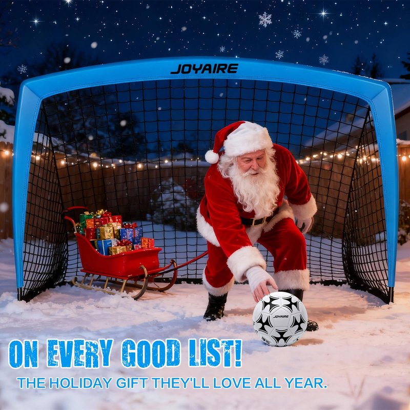 Soccer Goals for Backyard Set, Portable Kids Toddler Soccer Goal 2 of 4' x 3', Pop Up Soccer Net Soccer Training Equipment with Size 4 Soccer Ball, Carry Bag, Youth Games, Sports, Outdoor Play