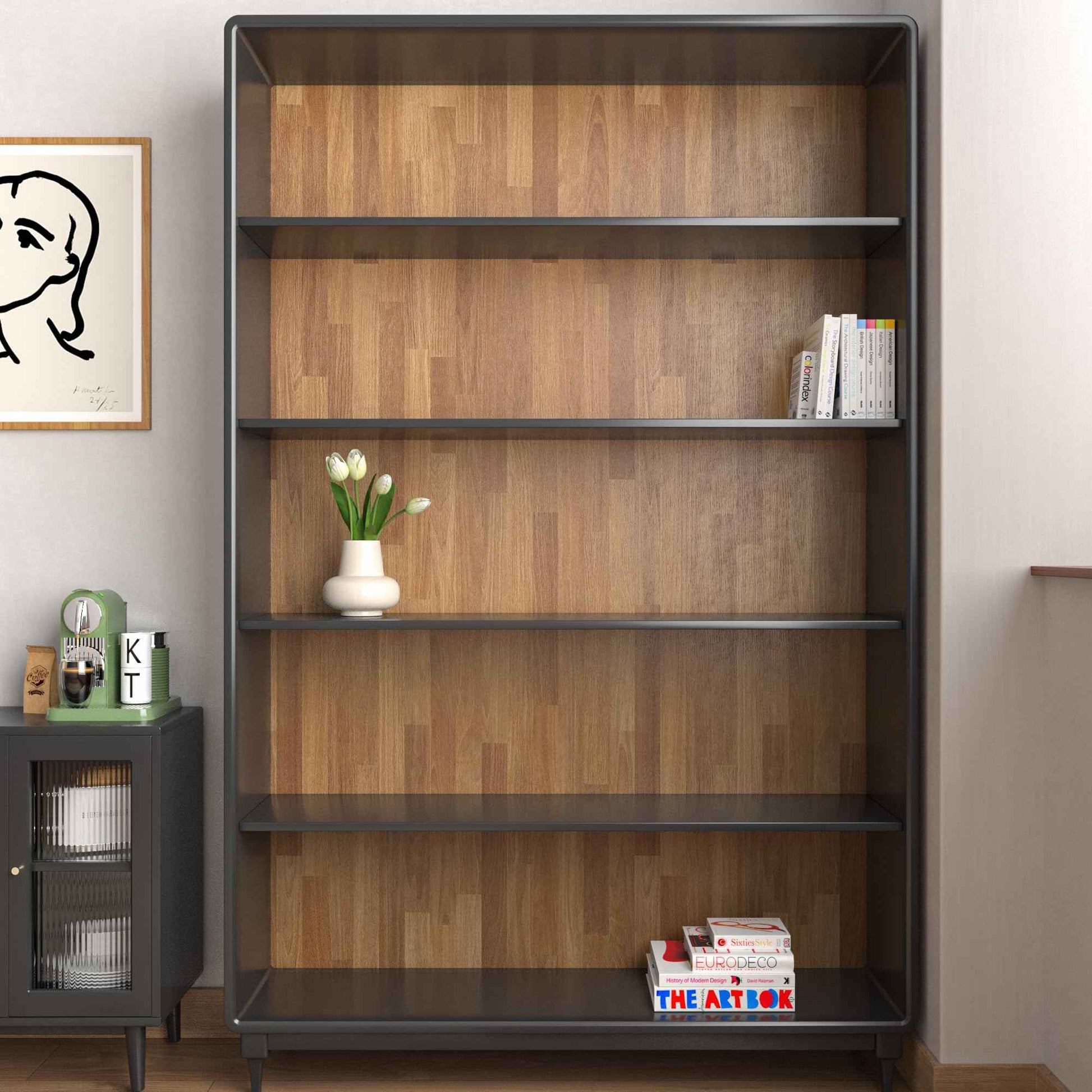 Decotalk Wood Contact Paper Peel and Stick 17.7"x200" Butcher Block Countertop Contact Paper Wooden Countertop Vinyl Wrap Wood Butcher Block Wooden Wallpaper Waterproof Shiplap Wallpaper Brown