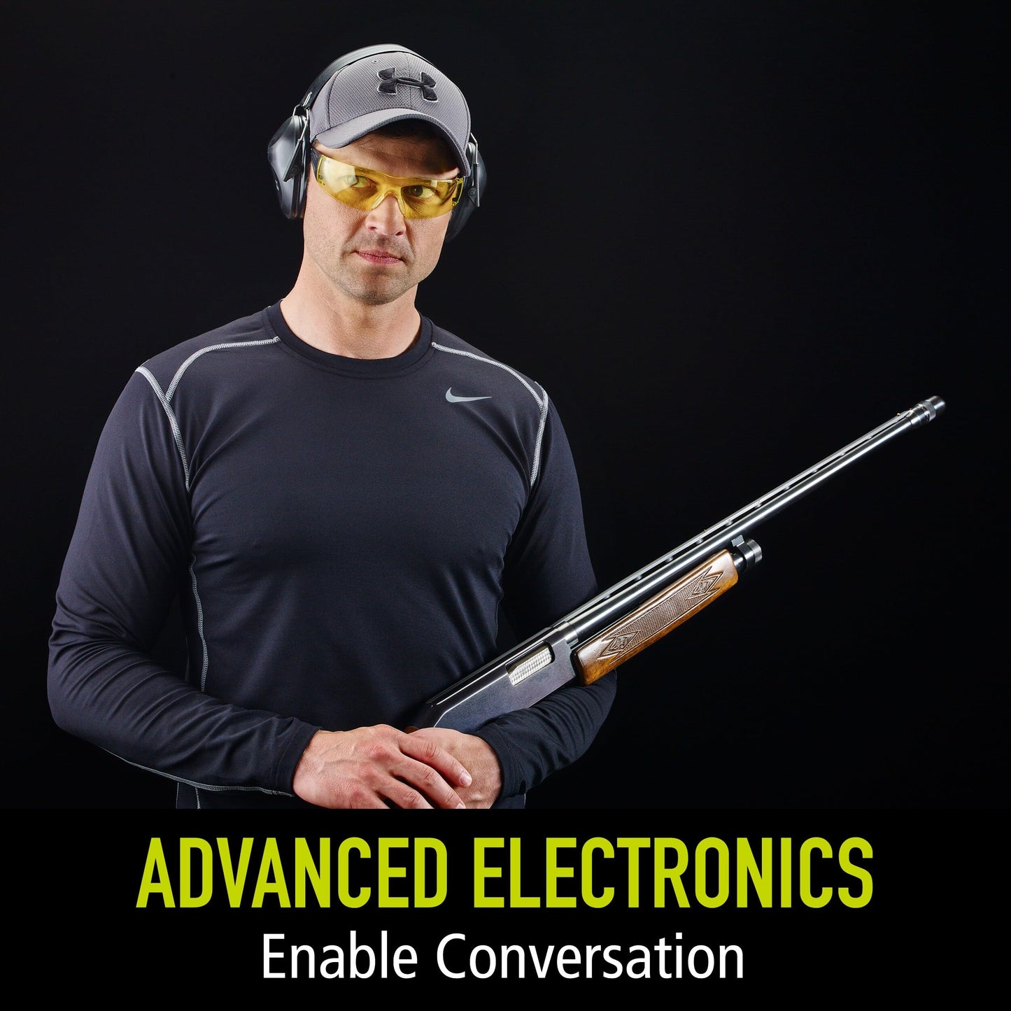 Peltor Sport RangeGuard Electronic Hearing Protector, NRR 21 dB, Ear Protection for the Range, Shooting and Hunting