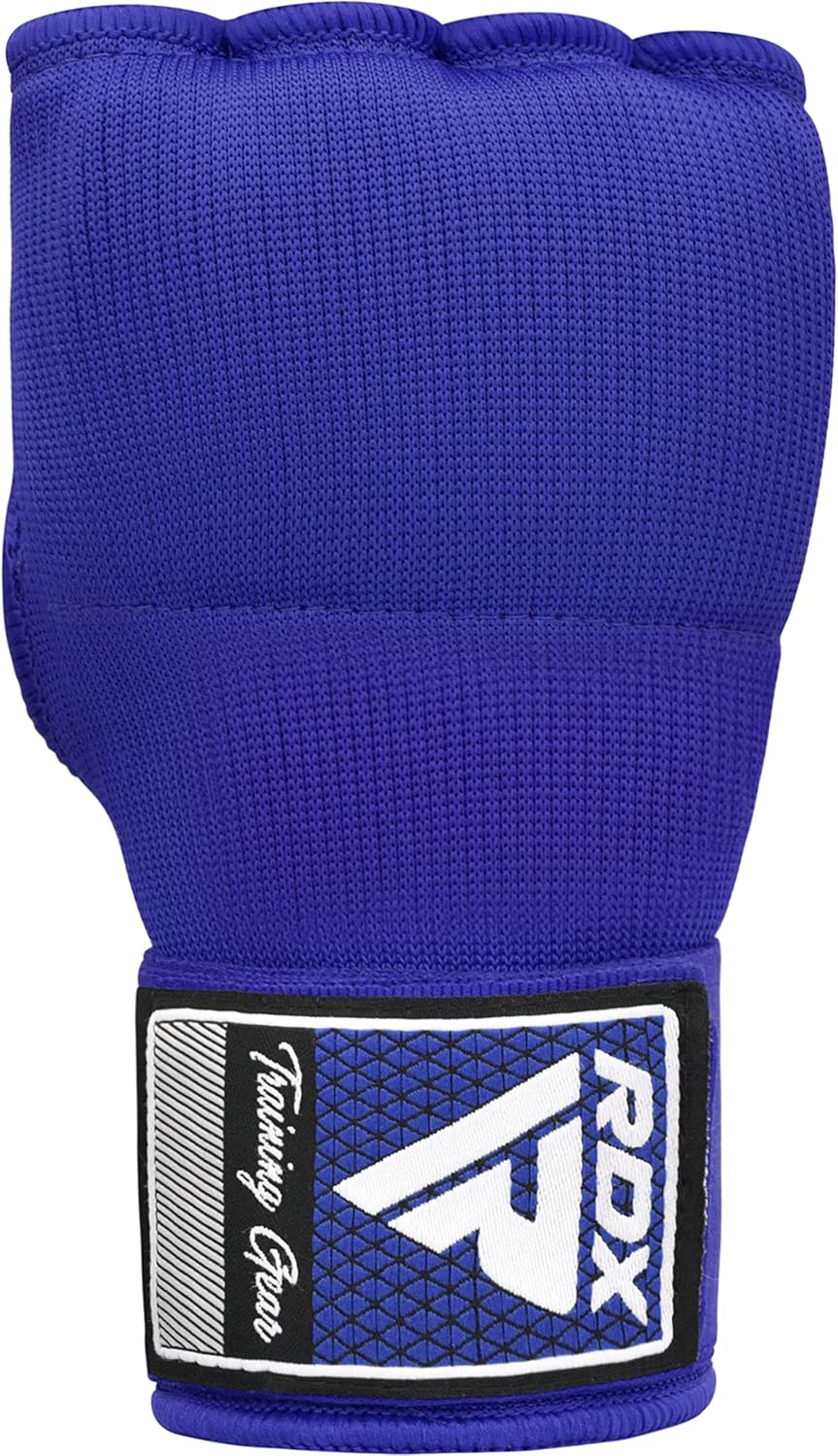 RDX Gel Boxing Hand Wraps - Quick 100cm Long Wrist Straps for Men & Women | Padded Fist Protection for MMA & Muay Thai
