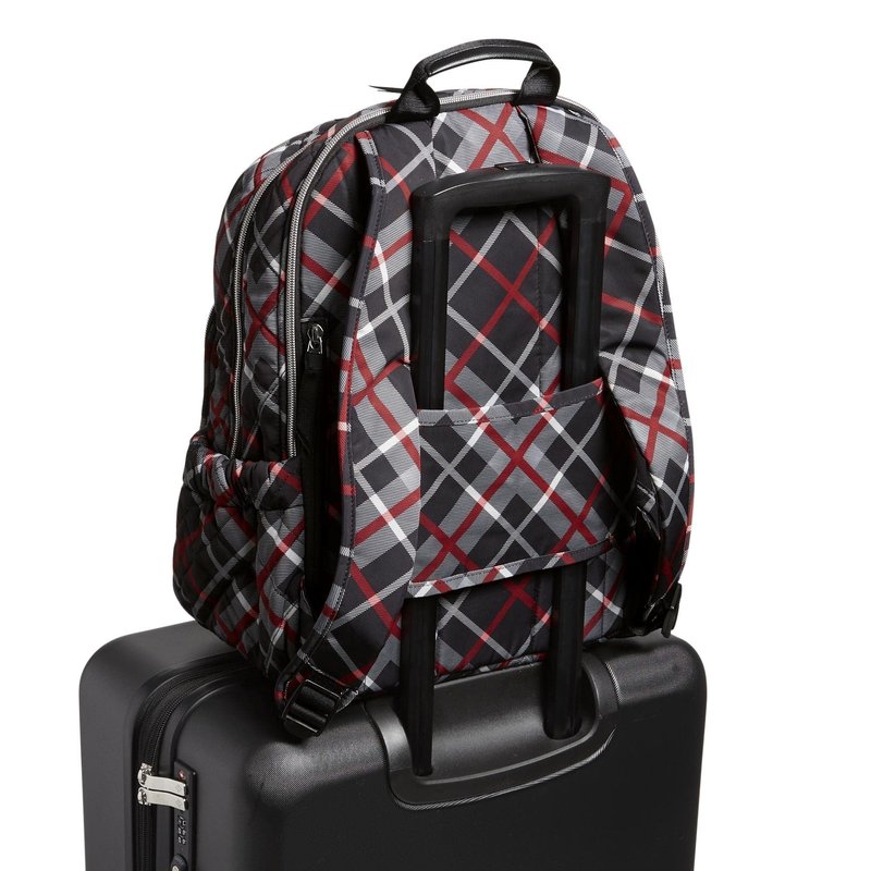 Vera Bradley Women's Performance Twill Campus Backpack, Paris Plaid, One Size