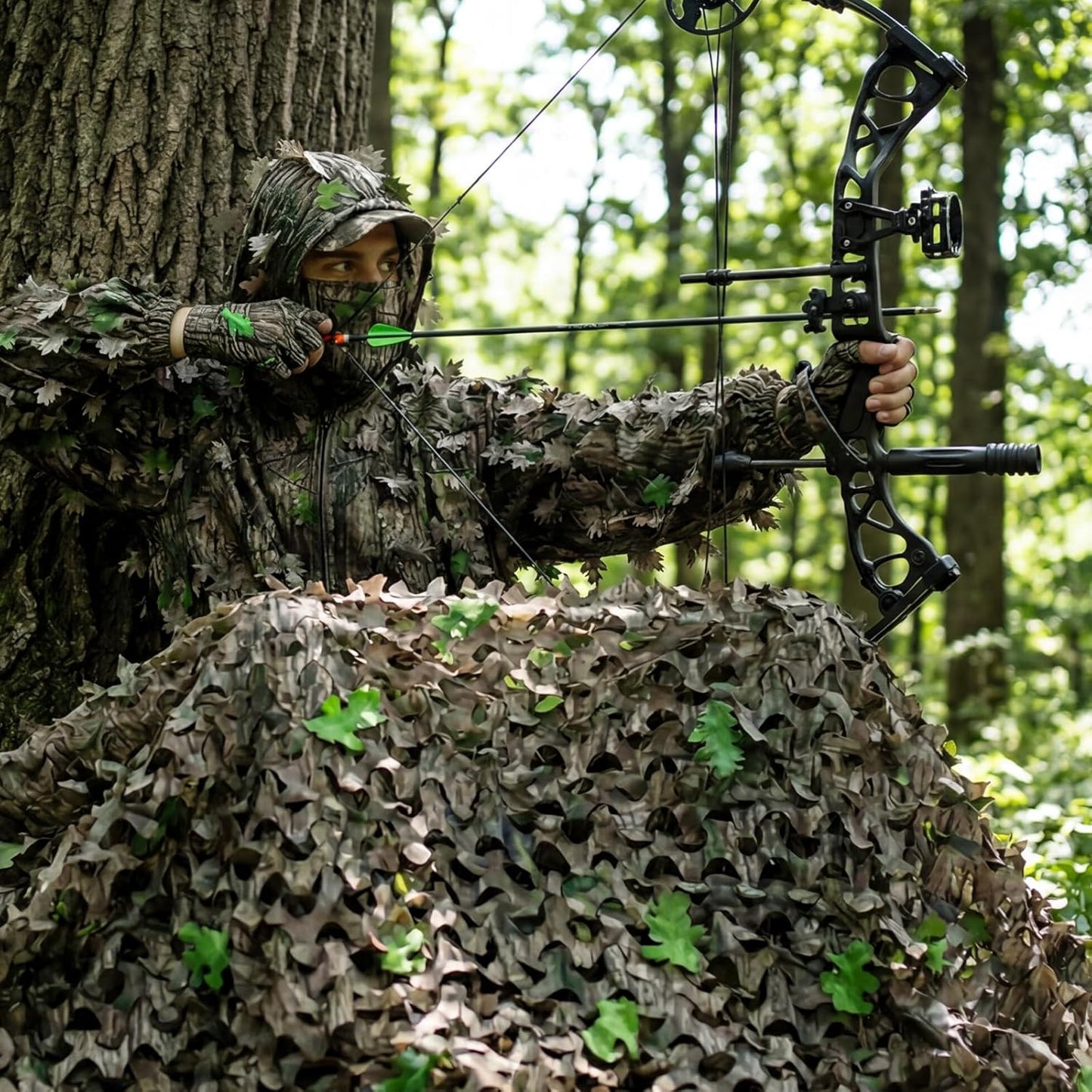 Sitong Camo Netting Roll - Perfect for Hunting, Military Decor & Sunshade | Durable & Versatile