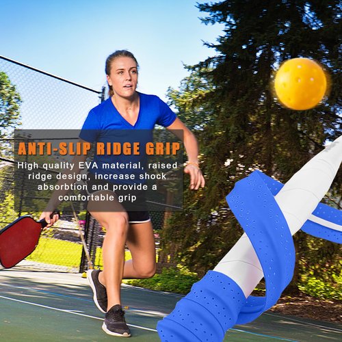 WAFJAMF New Tennis Racket Grip Tape, 4 Pack Anti Slip Badminton Racket Overgrips, Ultra Absorbent Pickleball Overgrip, Breathable, Quick Dry