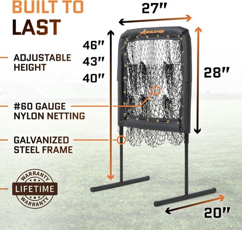 ACELETIQS Baseball Pitching Targets - Improve Accuracy & Skills | Durable Design for Practice