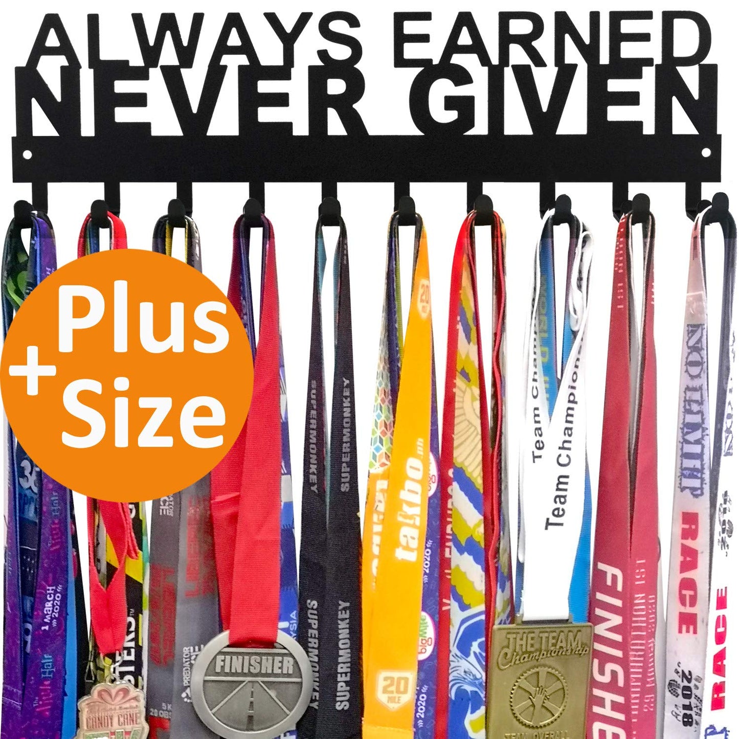 Miayork Medal Holder Display Hanger Rack Frame - Sturdy Wall Mount Medals Easy to Install