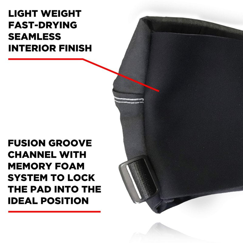 187 Killer Pads Slim Knee Pad, Black, Large