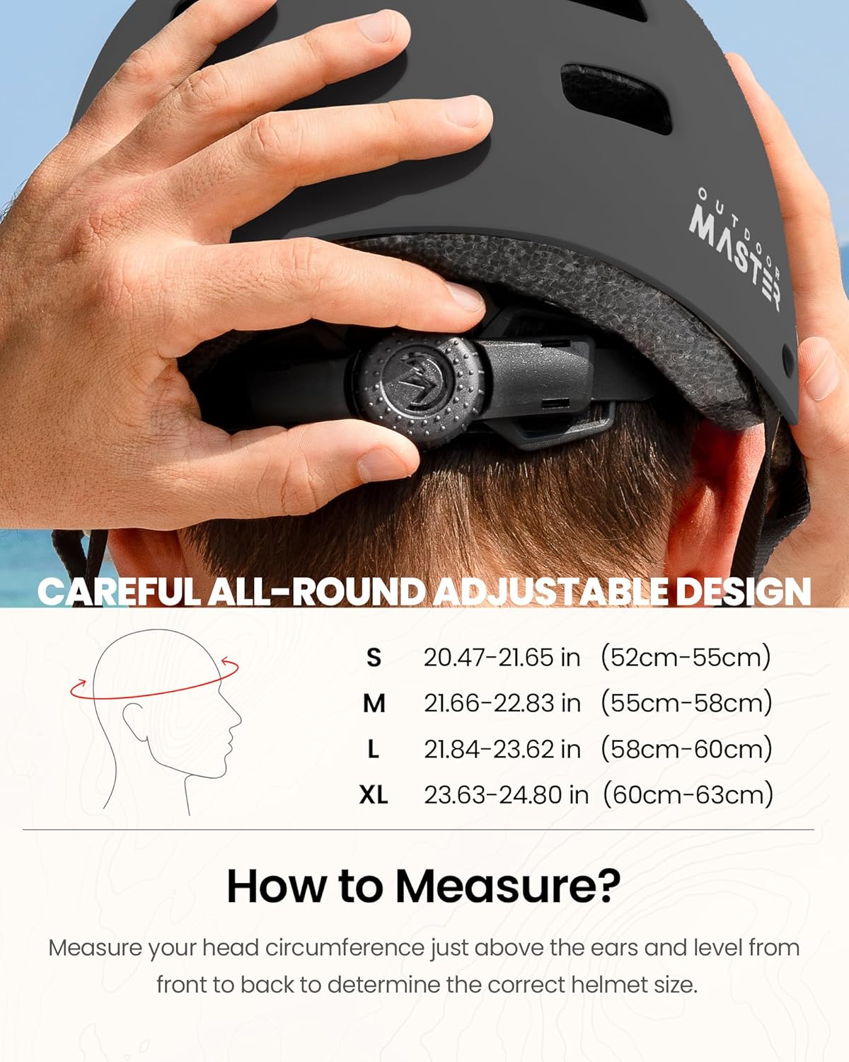OutdoorMaster MIPS Skateboard Helmet - Lightweight, Ventilated Design for Multi-Sport Use | Two Removable Liners