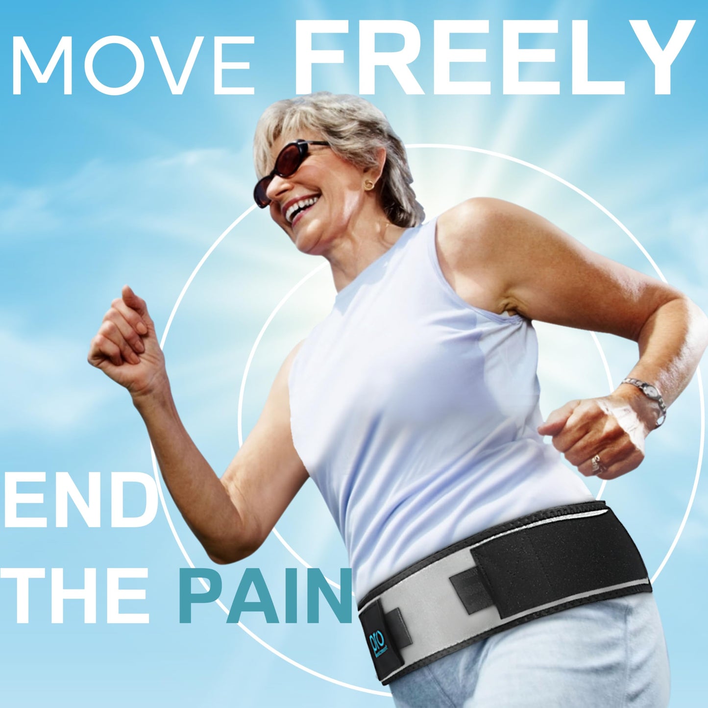 Pro Enrichment Sacroiliac SI Joint Hip Belt – USA Patented Lower Back Brace Support – Pelvic, Nerve, Sciatica Pain Relief. Adjustable Hip Brace, Non-Slip Si Belt for Women & Men (Regular)
