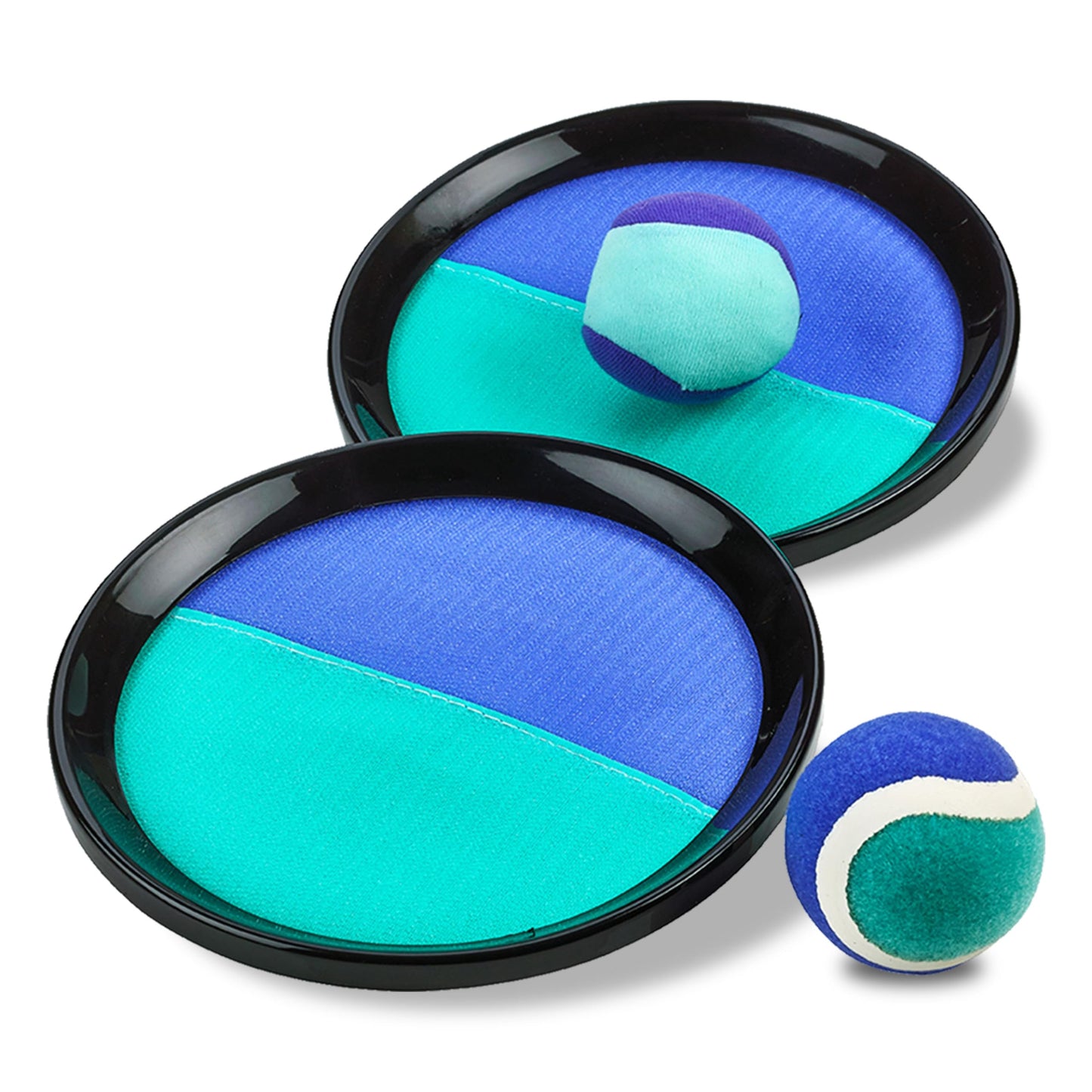 Toss and Catch Ball Game Classic Outdoor Yard Games for 3-10 Year Old Perfect Beach Toys Backyard Lawn Sport Activity Family Indoor & Outside Games Sport Pool Toys Paddle Game (2 Paddles 2 Balls)