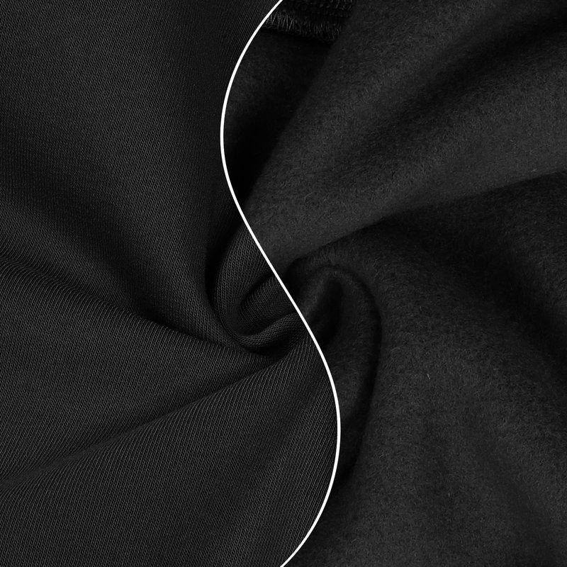 Nothinchan Men's Tracksuit 2 Piece Hoodie Sweat Athletic Sweatsuit Fleece Casual Running Jogging Sport Suit Sets(Black,XL)