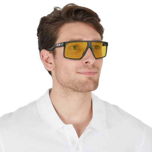 Oakley OO9285 Helux Sunglasses, Matte Grey Smoke/Prizm Gaming, 61 mm