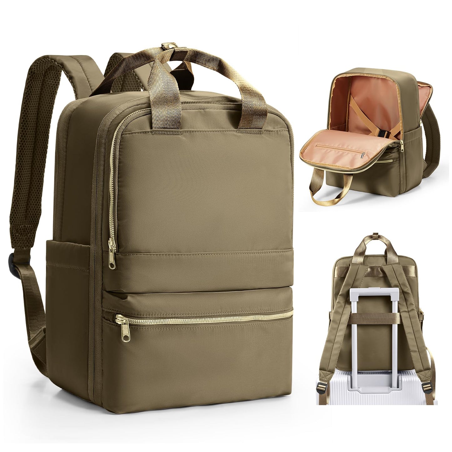 wepadre Small Travel Backpack Carry on Flight Approved Personal Item Travel Bag Carry on Backpack for Women Work Laptop Backpack for Traveling Personal Bags for Airplanes Mochila De Viaje