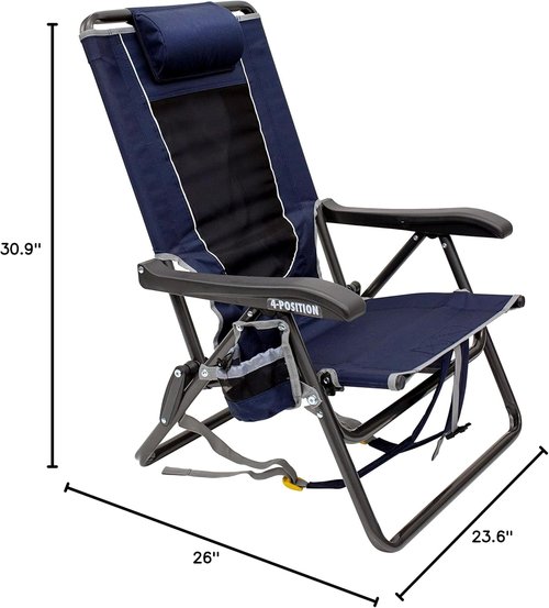 GCI Outdoor Backpack Event Chair - Lightweight, Portable Design for Outdoor Comfort