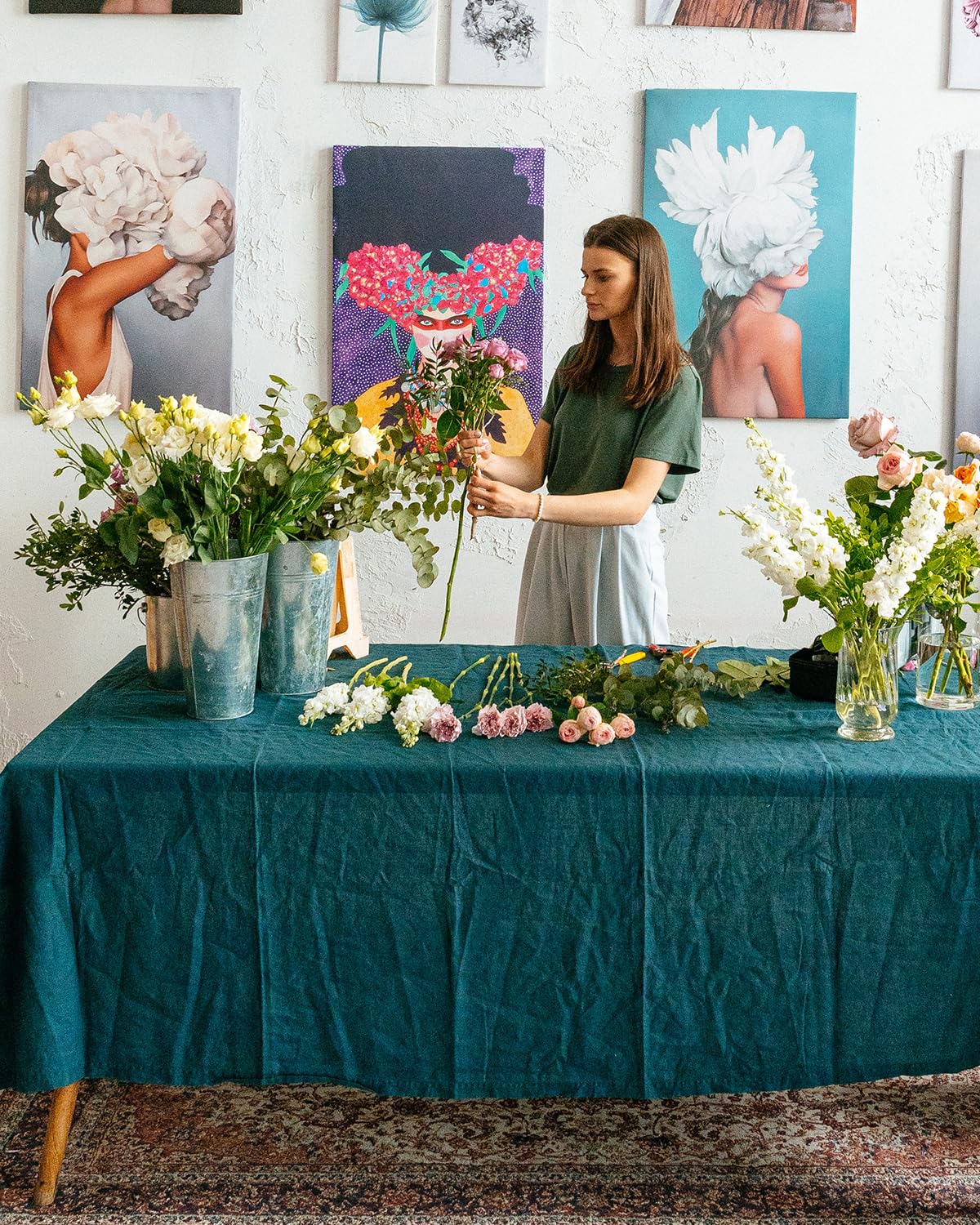 Flower Scissors - Stainless Steel Floral Scissors, Florist Cutters for Stems, Garden Plant Shears for Fresh Flowers (Blue, Pink) (4 PCS)