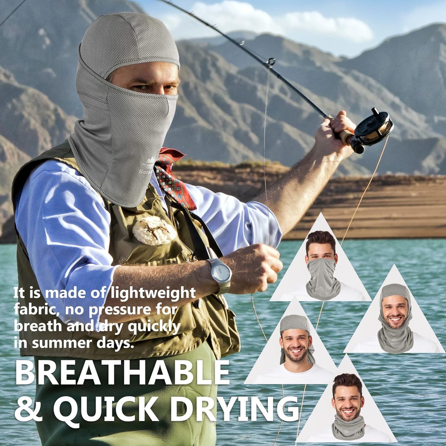 Skiennix Balaclava Face Mask - UV Protection & Breathable Full Head Coverage for Skiing & Cycling