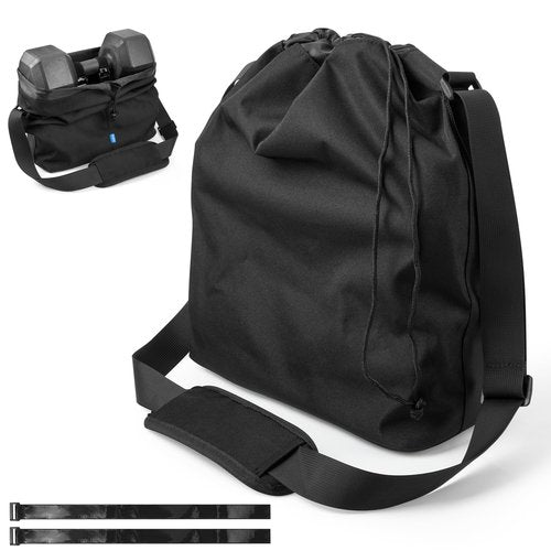 Xxerciz Dumbbells Carry Bag with Adjustable Strap, Portable Fitness Dumbbell Storage Bag Case, Gym Crossbody Bag with Soft Pad for Carrying 1 Pair Dumbbells - Each from 5 LBS to 20 LBS