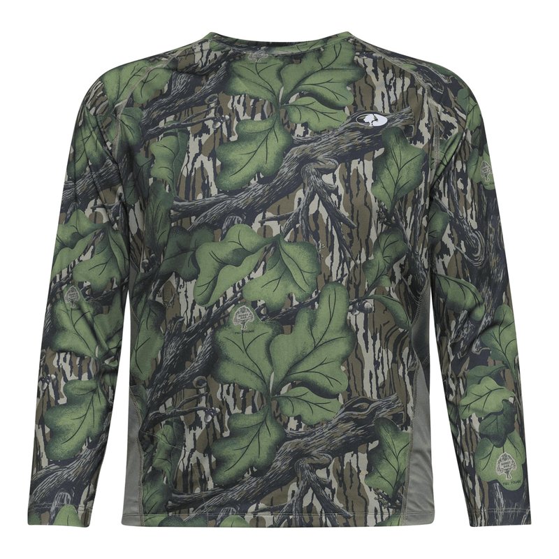 Mossy Oak Men's Standard Lightweight Camo Shirts Hunting, Full Foliage, X-Large